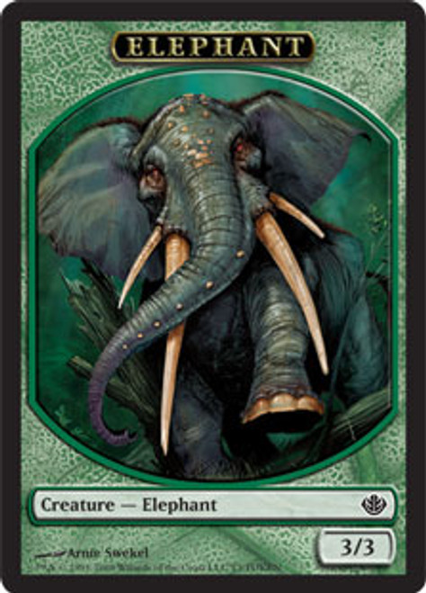 Garruk Vs Liliana Elephant Token | Duel Decks: Garruk vs. Liliana