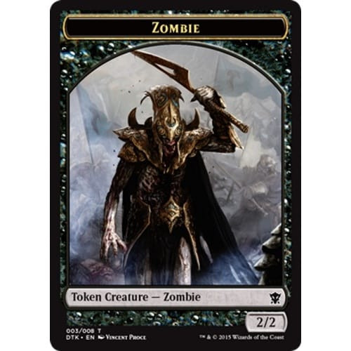 Zombie Token | Dragons of Tarkir