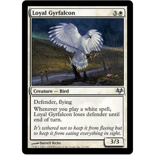 Loyal Gyrfalcon (foil) | Eventide