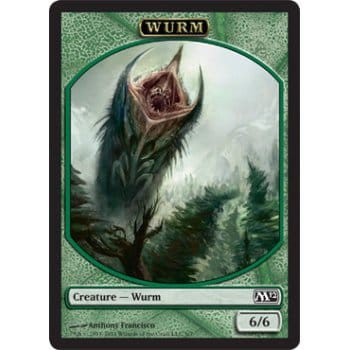Magic 2012 Wurm Token