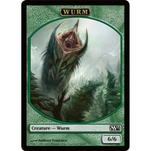 Magic 2013 Wurm Token | Magic 2013 Core Set