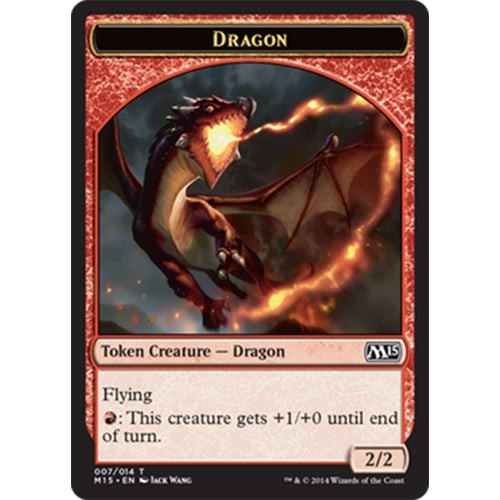 Magic 2015 Dragon Token