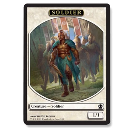 Soldier Token (White #3)