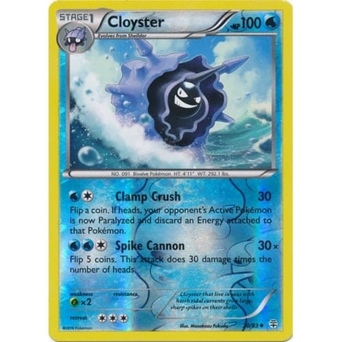 Generations 20/83 Cloyster (Reverse Holo)