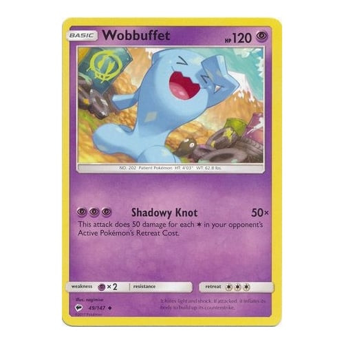 SM Burning Shadows 049/147 Wobbuffet
