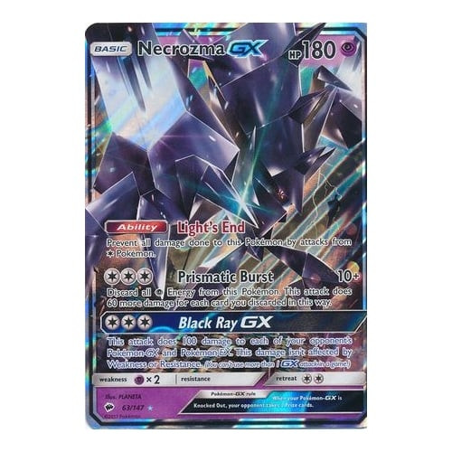 SM Burning Shadows 063/147 Necrozma GX