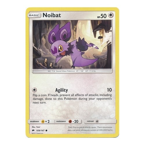 SM Burning Shadows 109/147 Noibat