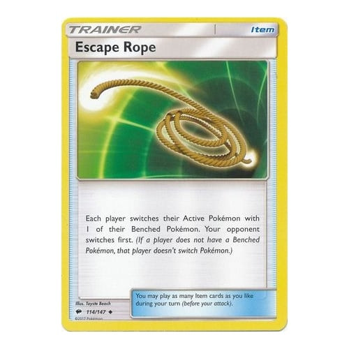 SM Burning Shadows 114/147 Escape Rope