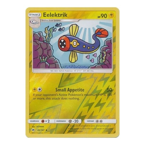 SM Burning Shadows 045/147 Eelektrik (Reverse Holo)