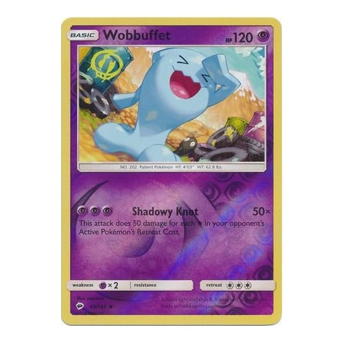 SM Burning Shadows 049/147 Wobbuffet (Reverse Holo)