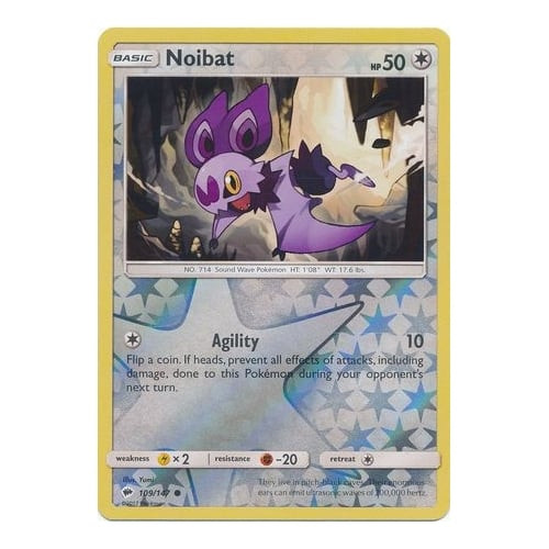 SM Burning Shadows 109/147 Noibat (Reverse Holo)
