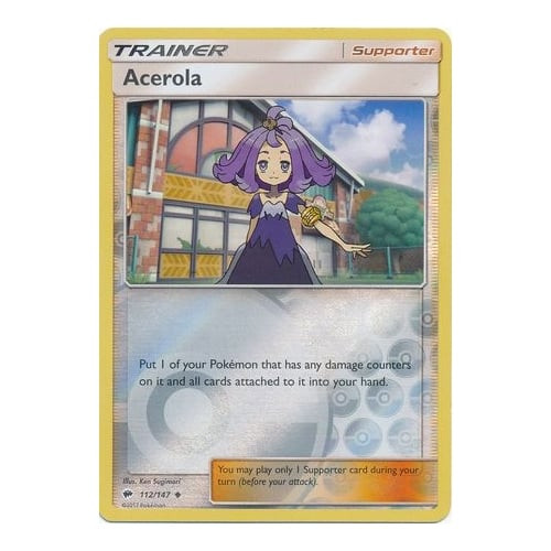 SM Burning Shadows 112/147 Acerola (Reverse Holo)