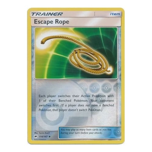 SM Burning Shadows 114/147 Escape Rope (Reverse Holo) | Magic Madhouse