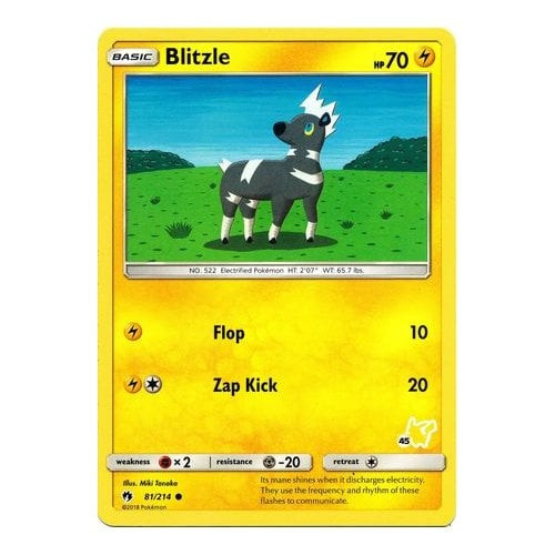 Battle Academy Pikachu Deck 081/214 Blitzle (Pikachu Symbol 45)