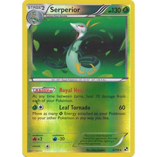 Black & White 006/114 Serperior (Reverse Holo)