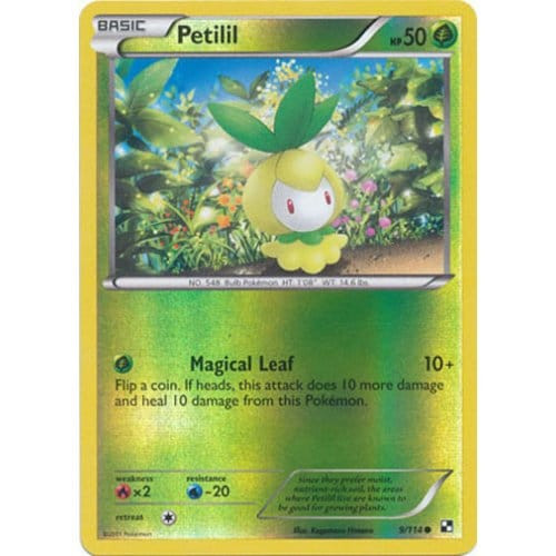 Black & White 009/114 Petilil (Reverse Holo)