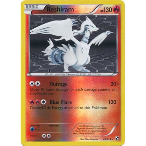Black & White 26/114 Reshiram (Reverse Holo)