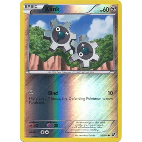 Black & White 74/114 Klink (Reverse Holo)