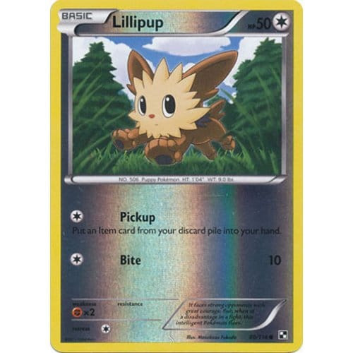 Black & White 80/114 Lillipup (Reverse Holo)