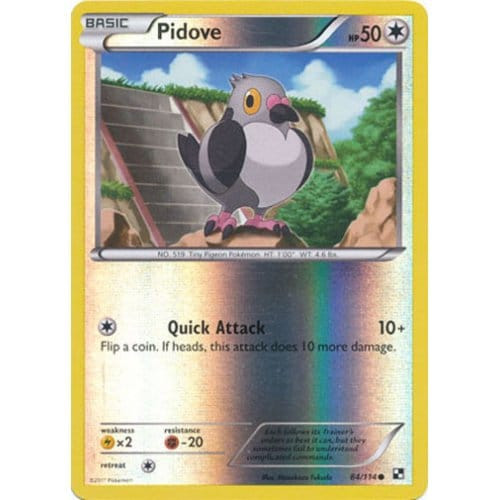 Black & White 84/114 Pidove (Reverse Holo)