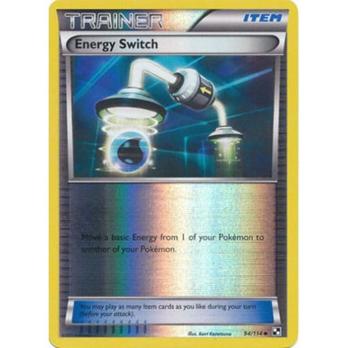 Black & White 94/114 Energy Switch (Reverse Holo)