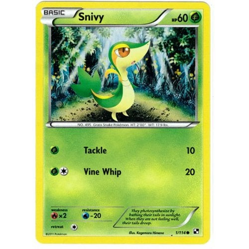 Black & White 1/114 Snivy (Cosmo Holo)