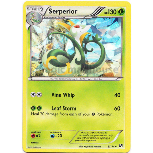 Black & White 005/114 Serperior (Shatter Holo)