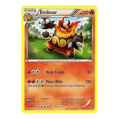 Black & White 19/114 Emboar (Non-Holo)