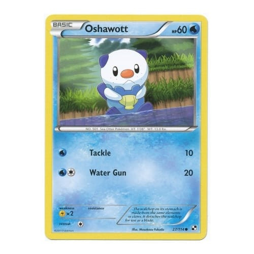 Black & White 027/114 Oshawott (Non-Holo)