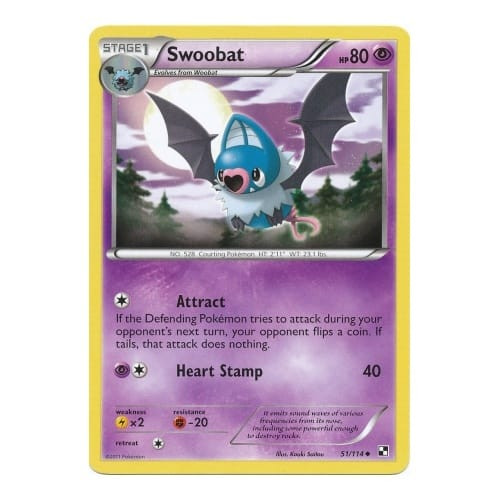 Black & White 51/114 Swoobat