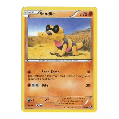 Black & White 63/114 Sandile (Non-Holo)