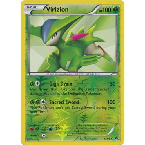 BW Emerging Powers 17/98 Virizion (Reverse Holo)