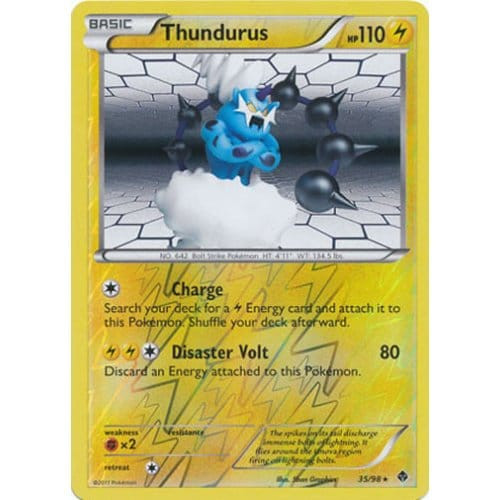 BW Emerging Powers 35/98 Thundurus (Reverse Holo)