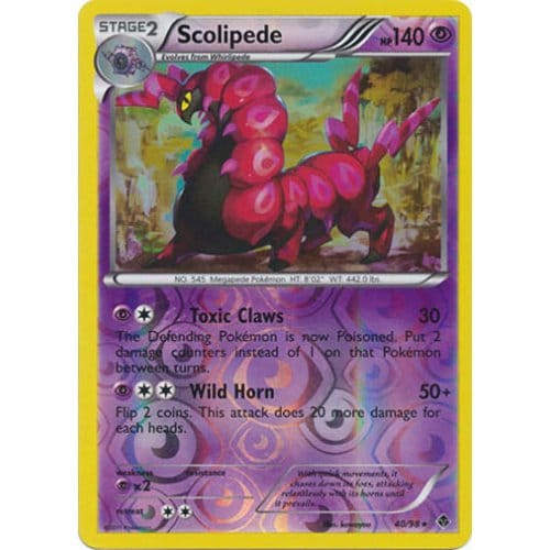 BW Emerging Powers 40/98 Scolipede (Reverse Holo)