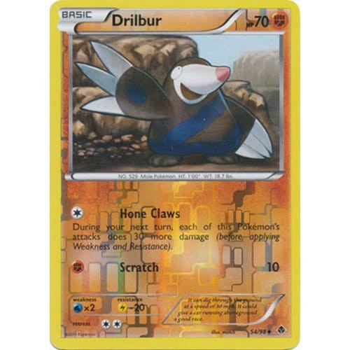 BW Emerging Powers 54/98 Drilbur (Reverse Holo)
