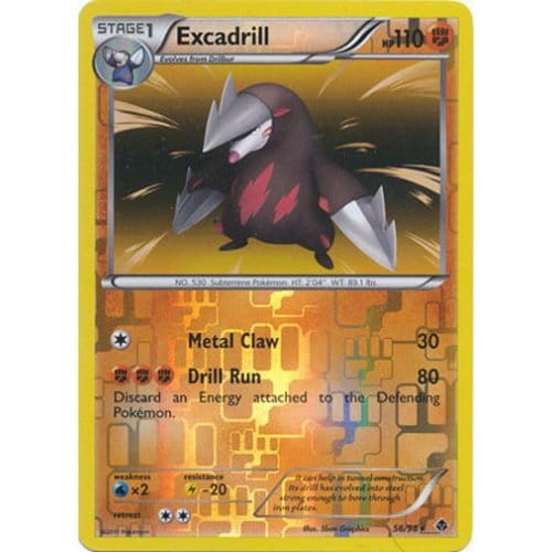 BW Emerging Powers 56/98 Excadrill (Reverse Holo)