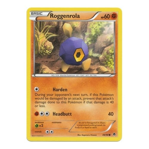 BW Emerging Powers 49/98 Roggenrola (Non-Holo)
