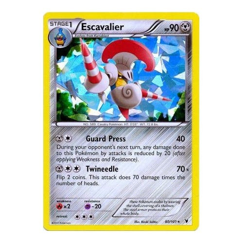 Noble Victories 80/101 Escavalier (Shatter Holo)