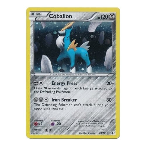 Noble Victories 084/101 Cobalion (Cosmo Holo)
