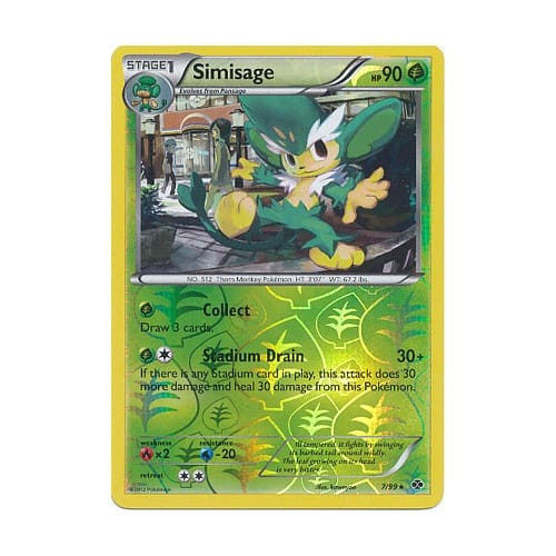 Next Destinies 007/99 Simisage (Reverse Holo)