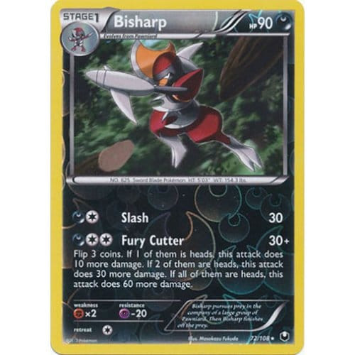 Dark Explorers 72/108 Bisharp (Reverse Holo)