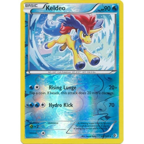 Boundaries Crossed 048/149 Keldeo (Reverse Holo)