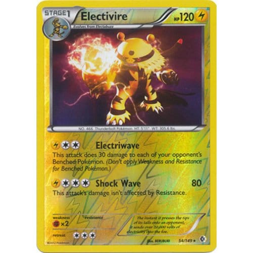 Boundaries Crossed 54/149 Electivire (Reverse Holo)