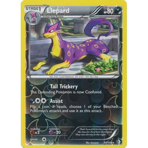 Boundaries Crossed 091/149 Liepard (Reverse Holo)