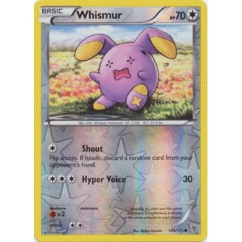 Plasma Storm 105/135 Whismur (Reverse Holo)