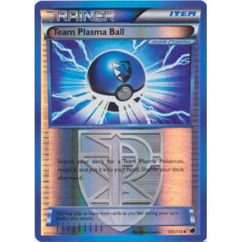 Plasma Freeze 105/116 Team Plasma Ball (Reverse Holo)