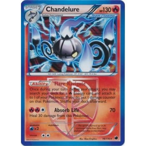 Plasma Freeze 016/116 Chandelure (Holo)