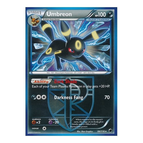 Plasma Freeze 64/116 Umbreon (Non-Holo)
