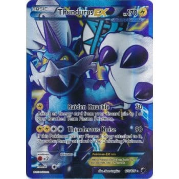 Plasma Freeze 110/116 Thundurus EX (Full Art)