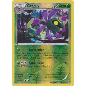 Plasma Blast 4/101 Cradily (Reverse Holo)